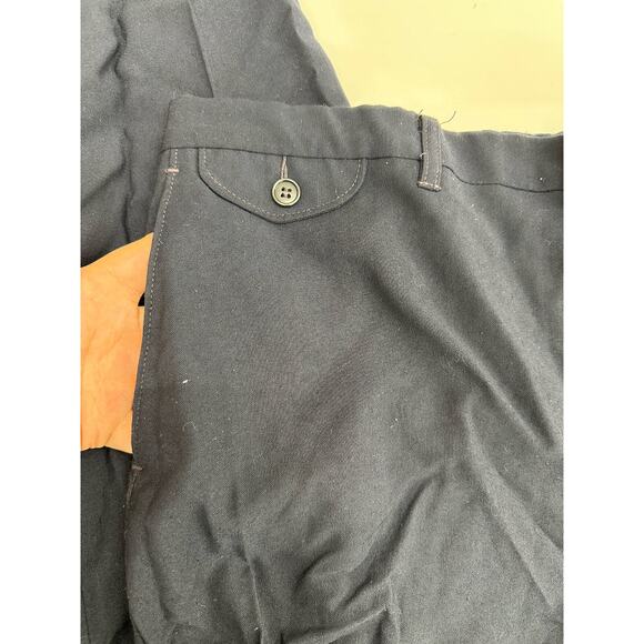 Hagger Mens Dress Pants Size 36x30 Navy Blue - Picture 2 of 15